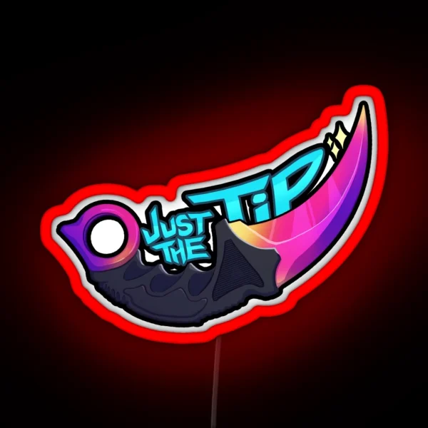 Karambit Tip RGB Neon Sign