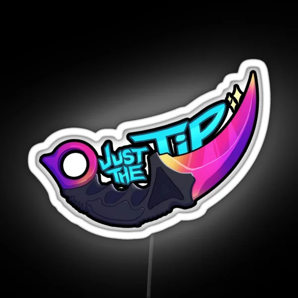 Karambit Tip RGB Neon Sign