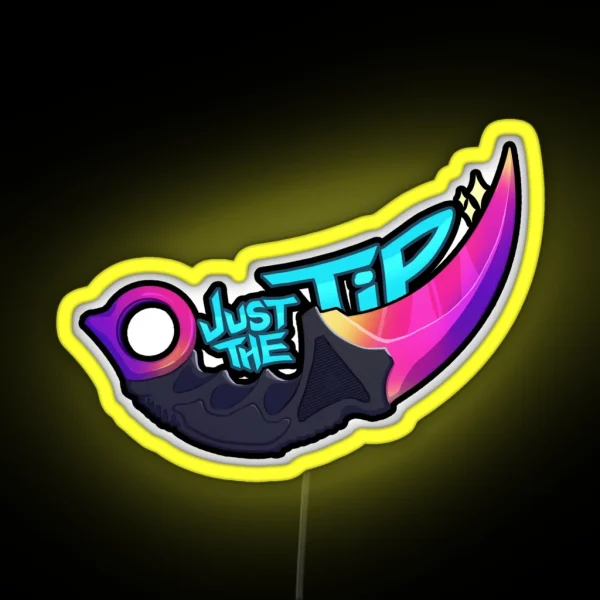 Karambit Tip RGB Neon Sign