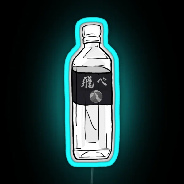 Karasuno Fly Water Bottle RGB Neon Sign