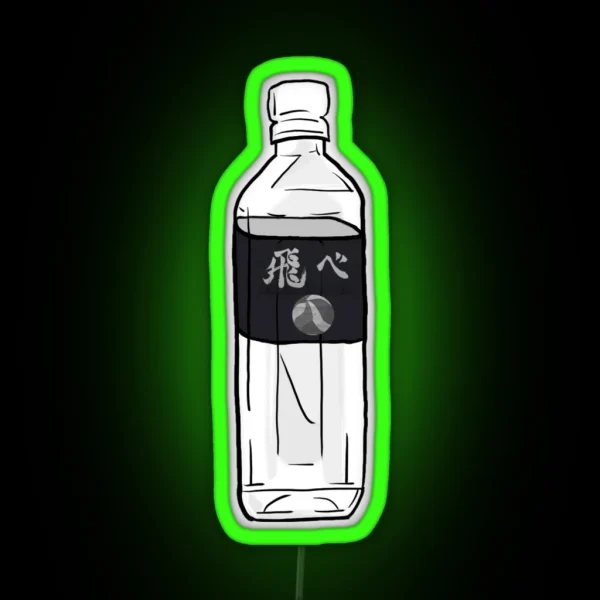 Karasuno Fly Water Bottle RGB Neon Sign
