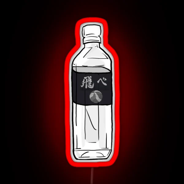 Karasuno Fly Water Bottle RGB Neon Sign