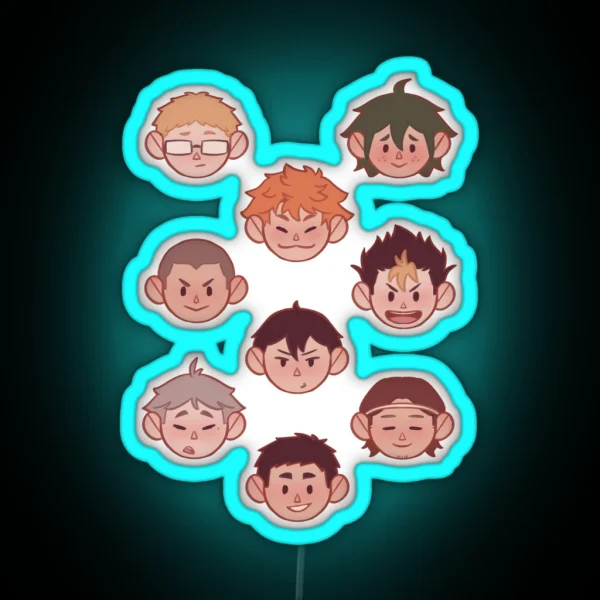 Karasuno RGB Neon Sign