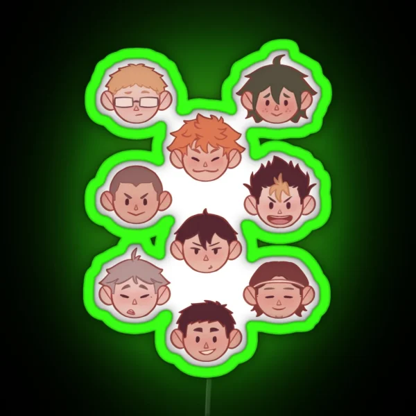 Karasuno RGB Neon Sign