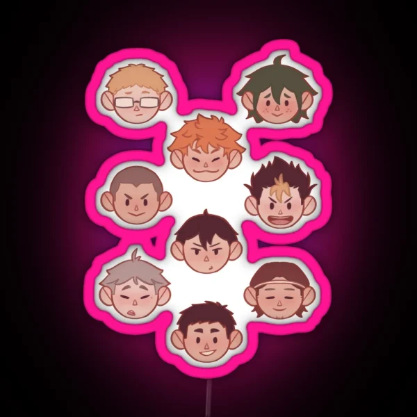 Karasuno RGB Neon Sign