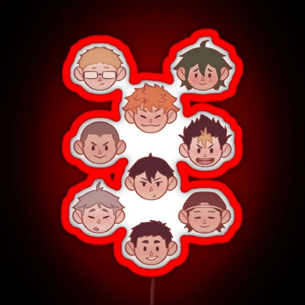 Karasuno RGB Neon Sign