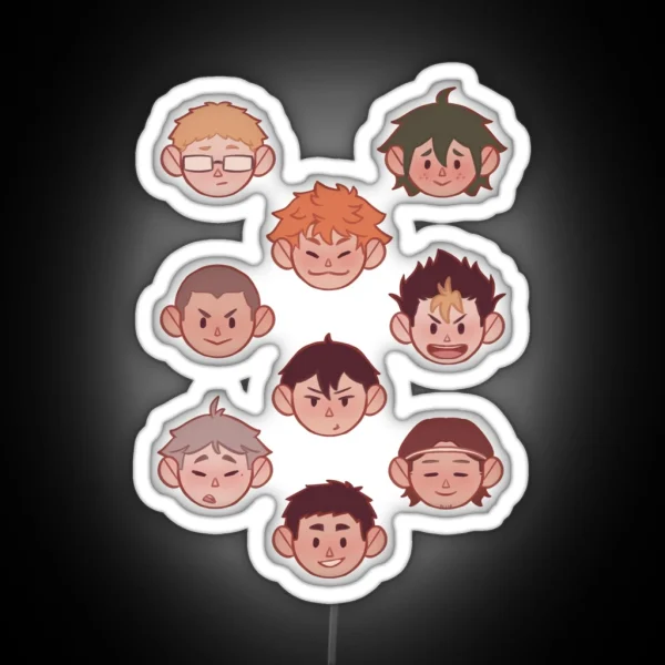 Karasuno RGB Neon Sign