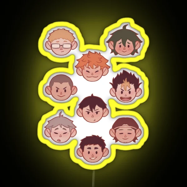 Karasuno RGB Neon Sign