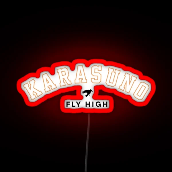 Karasuno Team Slogan RGB Neon Sign