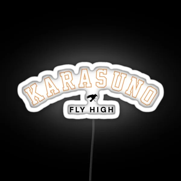 Karasuno Team Slogan RGB Neon Sign