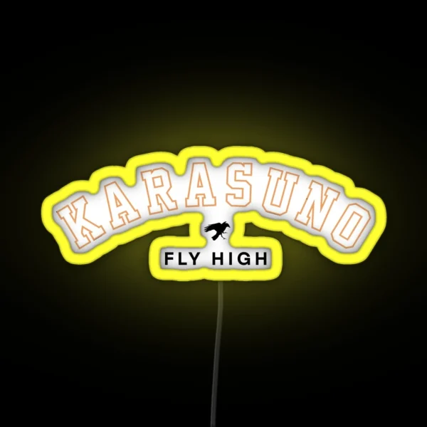 Karasuno Team Slogan RGB Neon Sign
