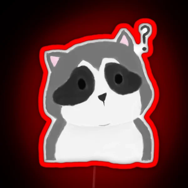 Karl The Raccoon RGB Neon Sign