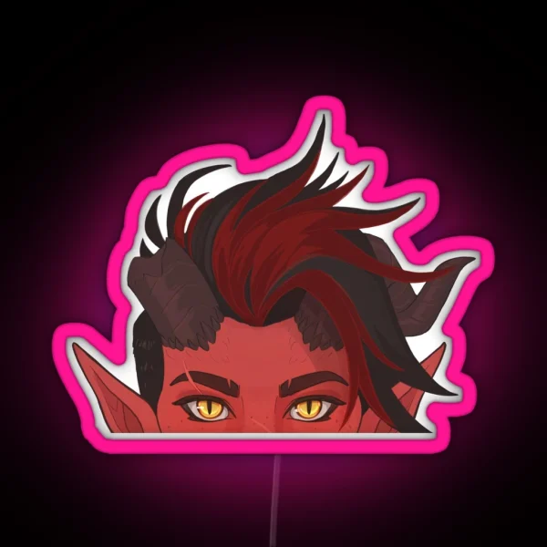 Karlach BG3 RGB Neon Sign