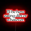 Karlach Eating Dirt BG3 RGB Neon Sign - Image 2