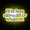 Karlach Eating Dirt BG3 RGB Neon Sign - Image 5