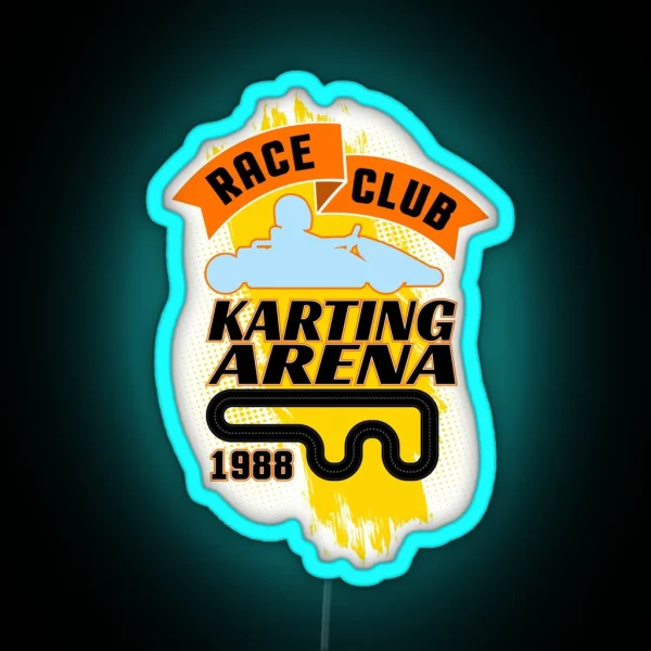 Karting Arena RGB Neon Sign