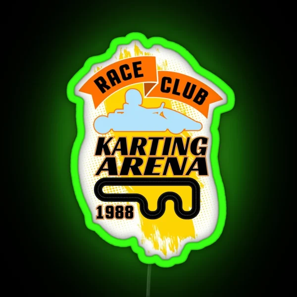 Karting Arena RGB Neon Sign