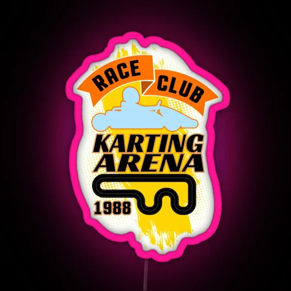 Karting Arena RGB Neon Sign