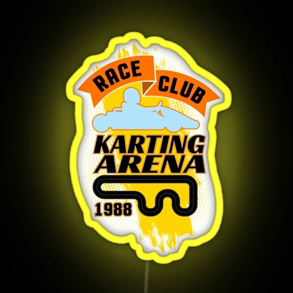 Karting Arena RGB Neon Sign