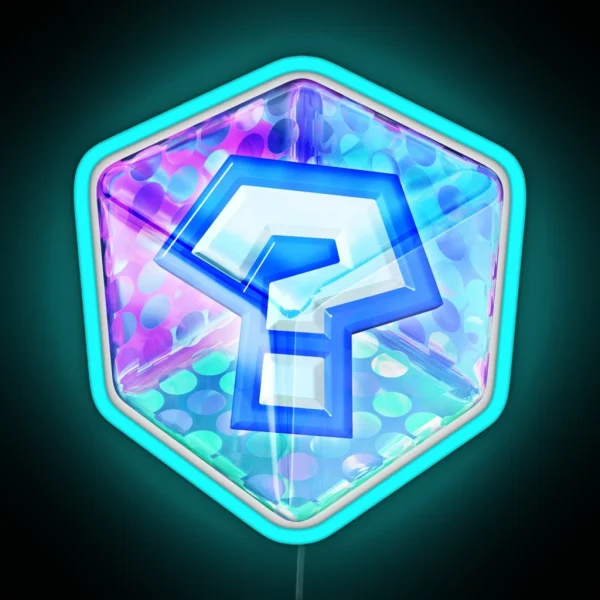 Karting Item Box RGB Neon Sign