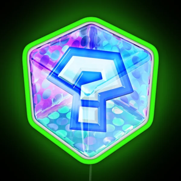 Karting Item Box RGB Neon Sign