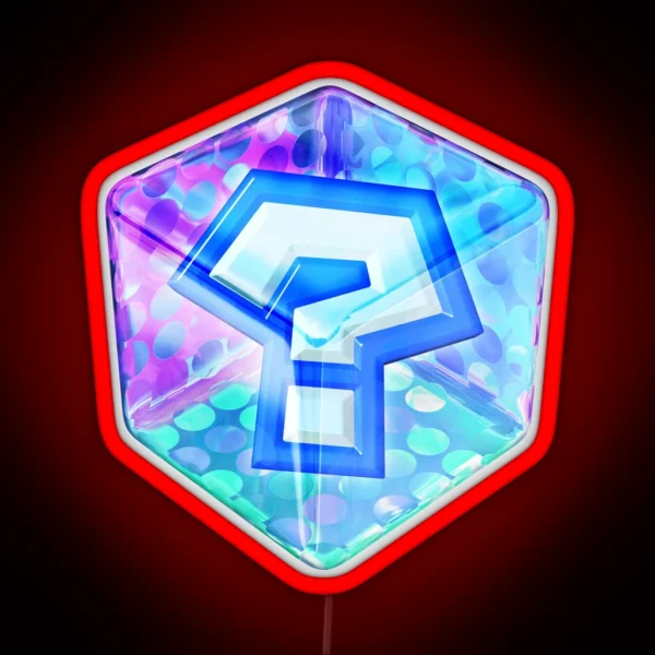 Karting Item Box RGB Neon Sign