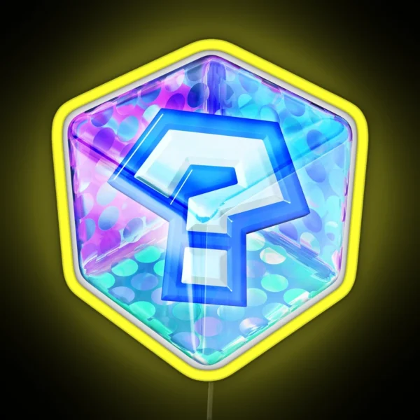 Karting Item Box RGB Neon Sign