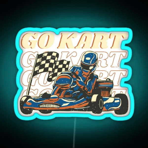 Karting Vintage RGB Neon Sign