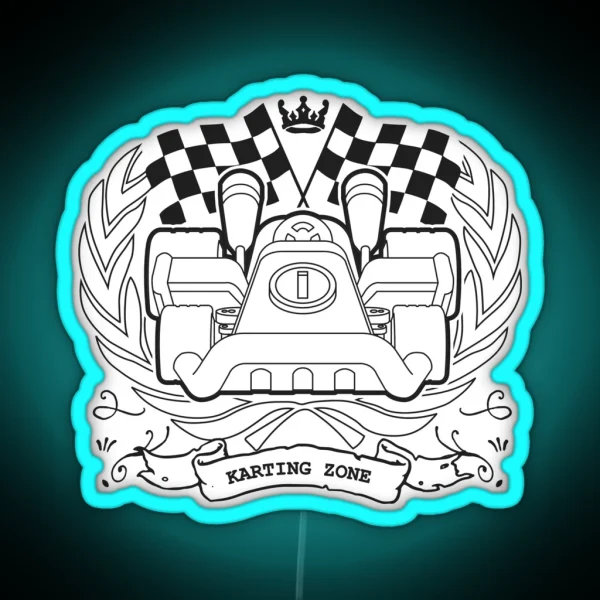Karting Zone RGB Neon Sign