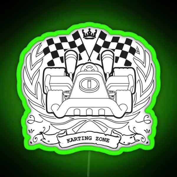 Karting Zone RGB Neon Sign
