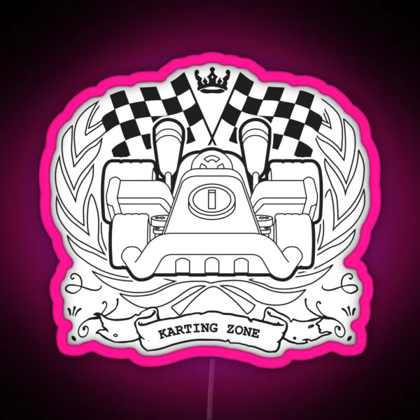 Karting Zone RGB Neon Sign