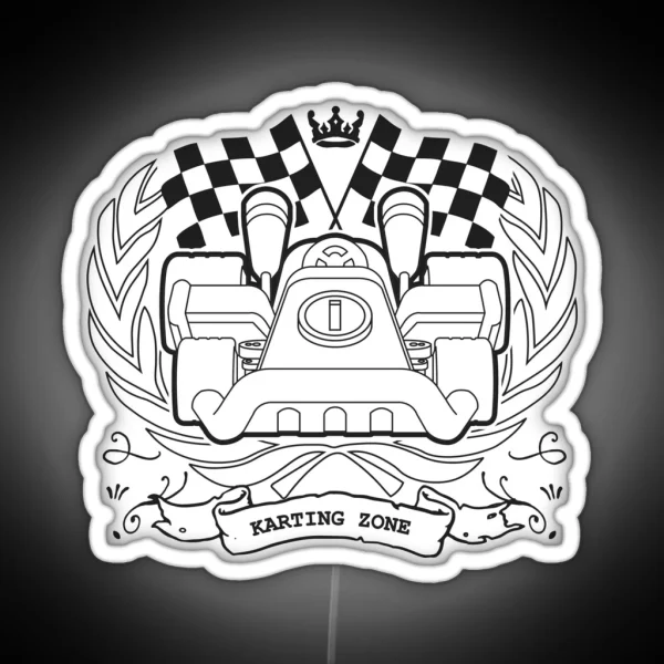 Karting Zone RGB Neon Sign