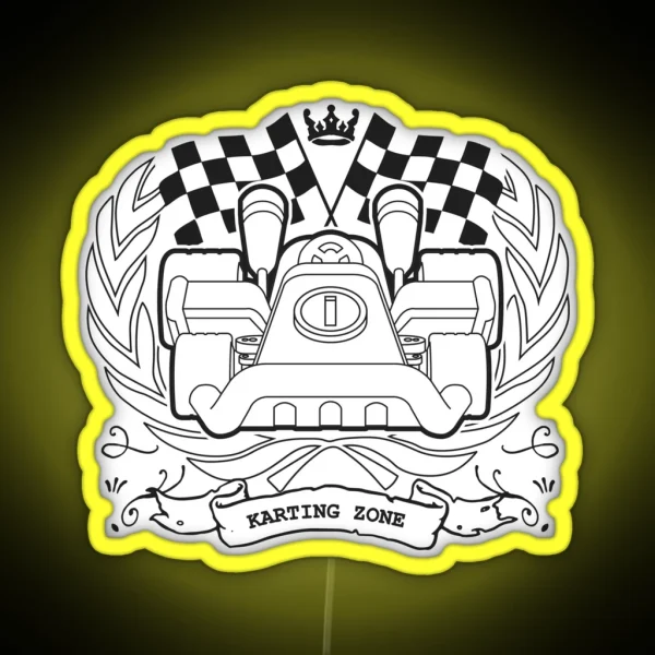 Karting Zone RGB Neon Sign