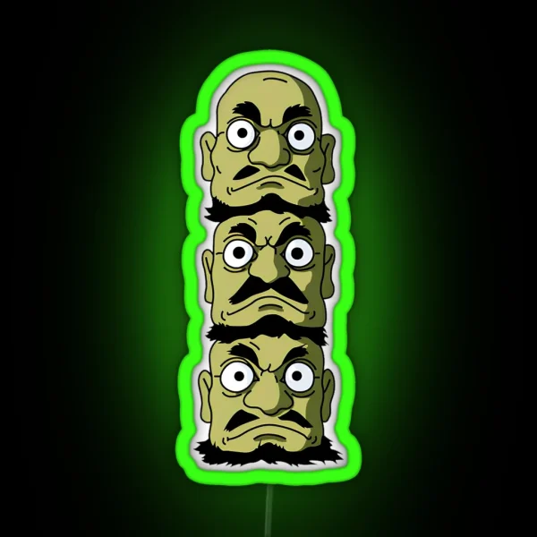 Kashira Heads Spirited Away RGB Neon Sign