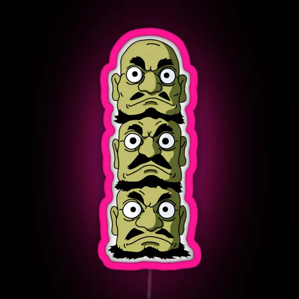 Kashira Heads Spirited Away RGB Neon Sign