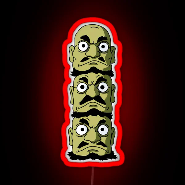 Kashira Heads Spirited Away RGB Neon Sign