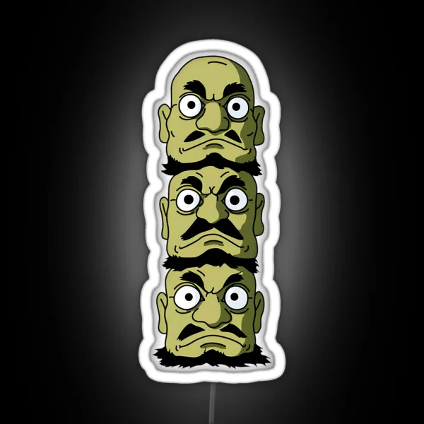 Kashira Heads Spirited Away RGB Neon Sign