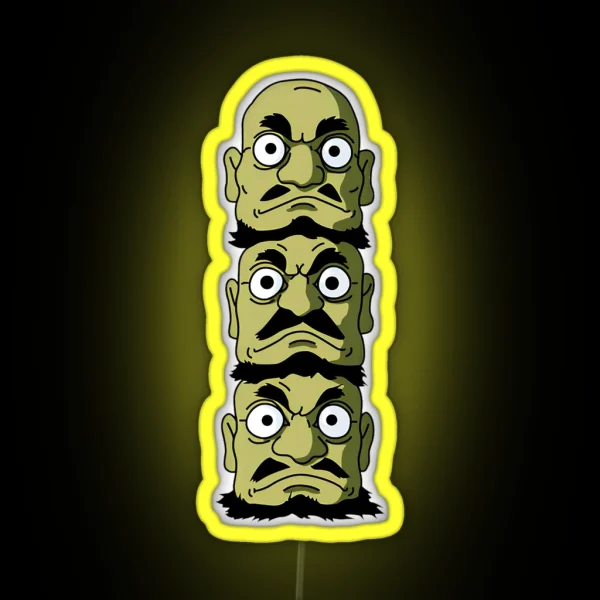 Kashira Heads Spirited Away RGB Neon Sign
