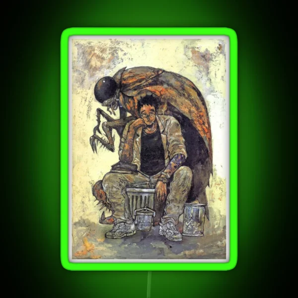 Kasukabe And Johnson Dorohedoro RGB Neon Sign
