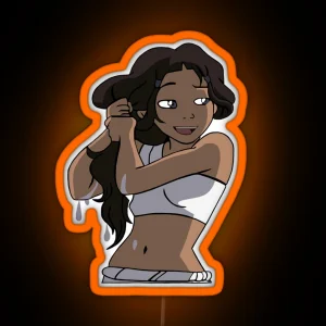 Katara In Swimsuit Avatar RGB Neon Sign