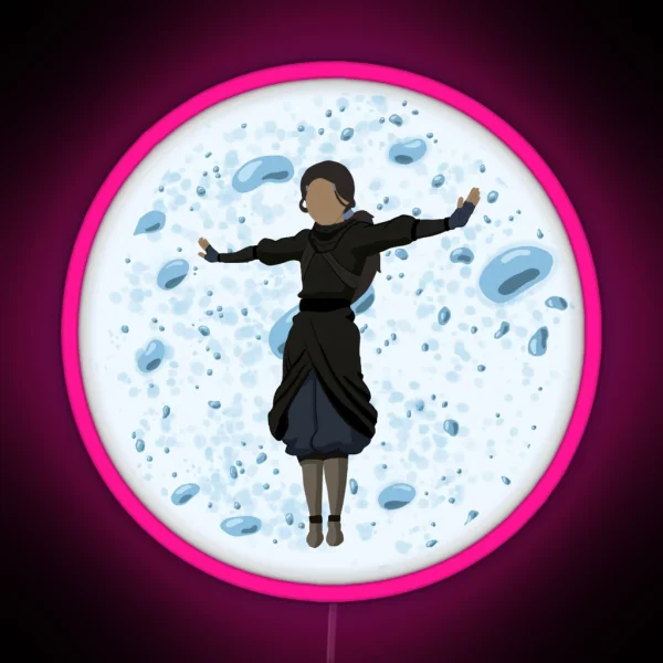 Katara Stopping Rain RGB Neon Sign