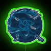 Katara Waterbending With Glow Avatar The Last Airbender RGB Neon Sign - Image 3