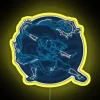 Katara Waterbending With Glow Avatar The Last Airbender RGB Neon Sign - Image 5