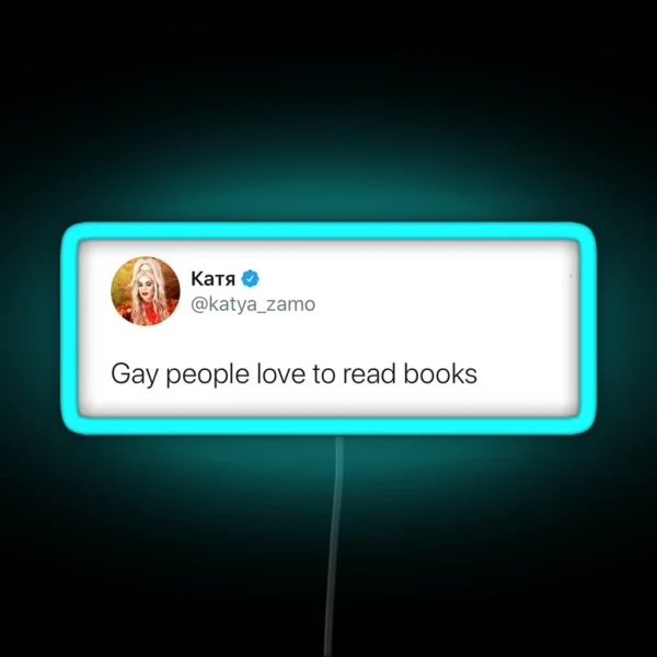 Katya Funny Tweet RGB Neon Sign