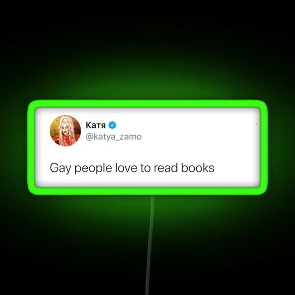 Katya Funny Tweet RGB Neon Sign