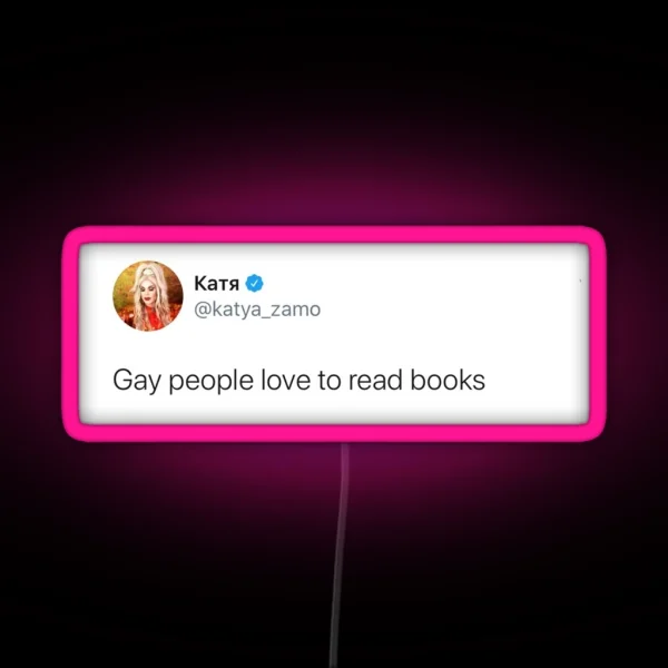 Katya Funny Tweet RGB Neon Sign