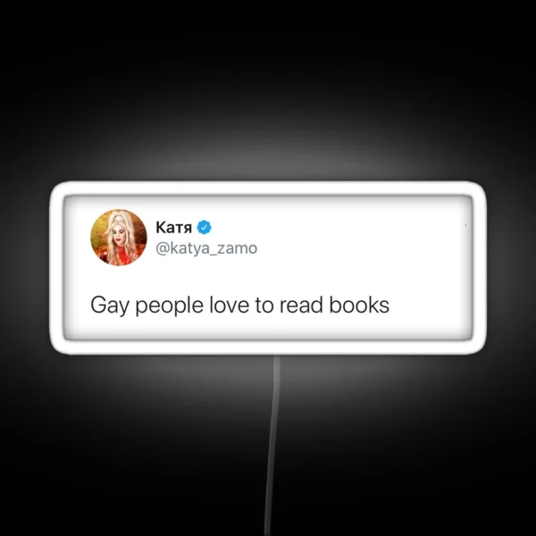 Katya Funny Tweet RGB Neon Sign