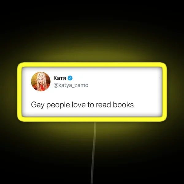 Katya Funny Tweet RGB Neon Sign