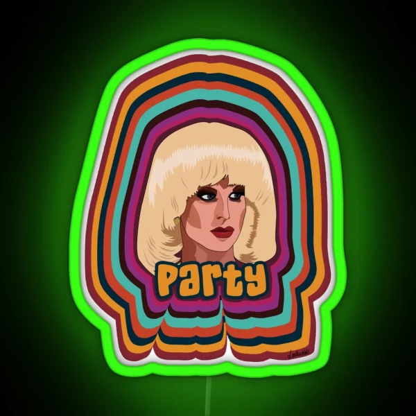 Katya Zamolodchikova Party RGB Neon Sign