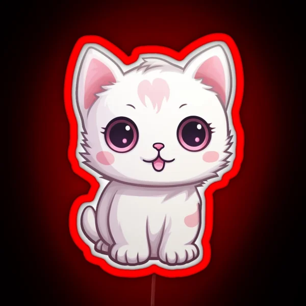 Kawaii Cat RGB Neon Sign